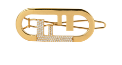 Fendi O'Lock Hairclip, Brass, Gold, MII, B, 3*